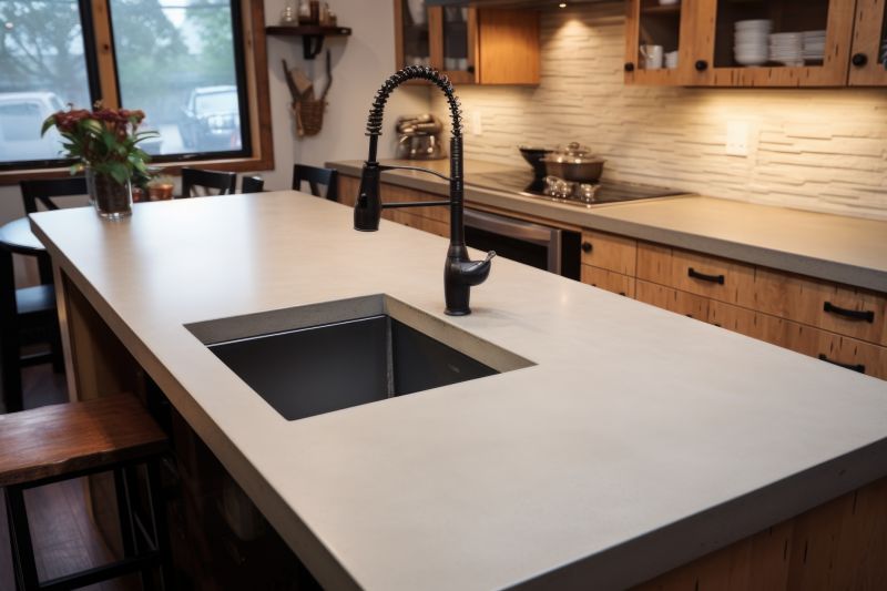 Cement Countertop Installation in Marin County, CA