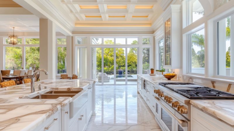 Marble Slab Installation in Marin County, CA